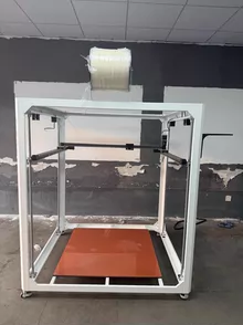 Large industrial FDM 3D sculpture printer 3mmspcc sheet meta - Photo taken in person