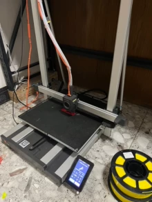 220x220x250mm build volume - Photo of the actual product