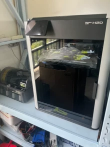 The total usage time of Tuozhu H2D 3D printer is 2262 hours. - Photo taken in person