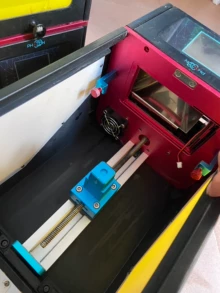 Desktop-level small engraving machine, three-axis, stepper m - Photo taken in person
