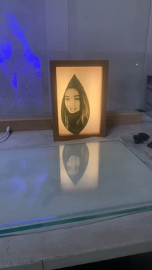 CNC writing engraving - Photo of the actual product