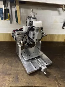 Micro engraving machine desktop CNC cnc travel 120x130x80 pr - Photo taken in person
