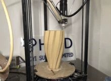 Clay 3D printer, customized, supports pottery, clay, cement, - Photo taken in person