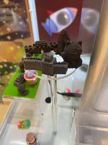 AI generated chocolate patterns - Photo of the actual product
