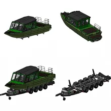 Large RC BIG JETTY twin-pump spray boat drawings, stl 3mf fo - Photo taken in person