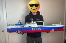 The large remote-controlled ship model RC Ark Germania 3D pr - Photo taken in person
